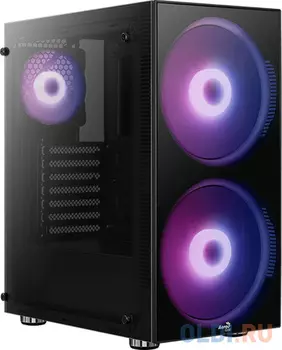 Корпус AeroCool Python-G-BK-v1 Black