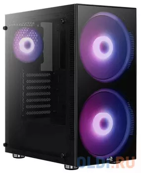 Корпус ATX Aerocool Python Без БП чёрный