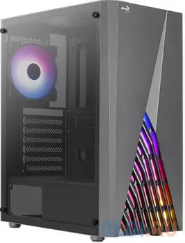 Корпус ATX Aerocool DELTA-G-BK-V1 Без БП чёрный