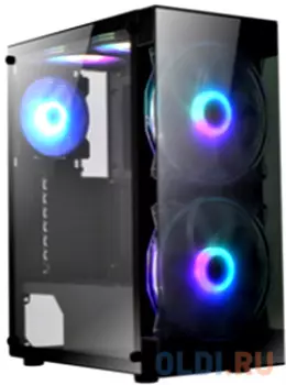 Корпус ATX Exegate i3 MATRIX Без БП чёрный