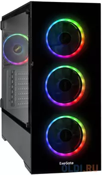Корпус ATX Exegate i3 MAX-PPH500 700 Вт чёрный