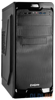 Корпус ATX Exegate UN-604 Без БП чёрный EX269439RUS