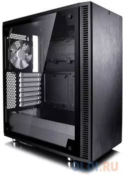 Корпус ATX Fractal Define C TG Без БП чёрный FD-CA-DEF-C-BK-TG