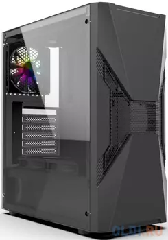 Корпус ATX HIPER ORO-1RGB Без БП чёрный