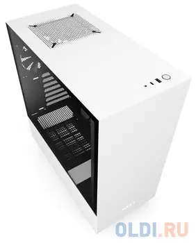 Корпус ATX NZXT H510 Без БП белый чёрный CA-H510B-W1