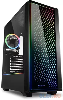 Корпус ATX Sharkoon LIT 200 RGB led Без БП чёрный