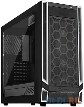 Корпус ATX SilverStone SST-RL05BW-W Без БП чёрный