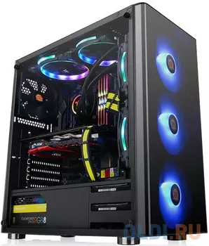 Корпус ATX Thermaltake V200 TG RGB Без БП чёрный