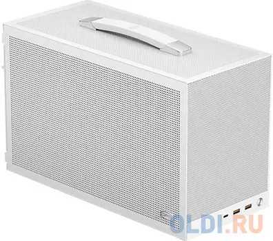 Корпус без блока питания/ PCCooler K101 MESH WH 3F, Mesh Compact, White, Steel, no fans ITX 68/340/SFX PSU supportmm 4x2.5", 1x3.5", 3xPCI 2