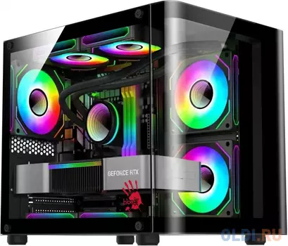 Корпус Bloody BD-CC104 черный без БП mATX 5x120mm 1xUSB2.0 1xUSB3.0 audio