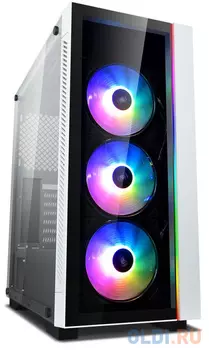 Корпус E-ATX Deepcool MATREXX 55 V3 ADD-RGB WH 3F Без БП белый