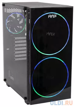 Корпус ATX HIPER BH33 Без БП чёрный