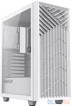 Корпус Hiper DW-1 черный без БП ATX 5x120mm 5x140mm 2xUSB2.0 audio bott PSU