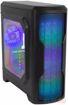 Корпус Hiper M62 черный без БП ATX 1x120mm 2xUSB2.0 1xUSB3.0 audio bott PSU