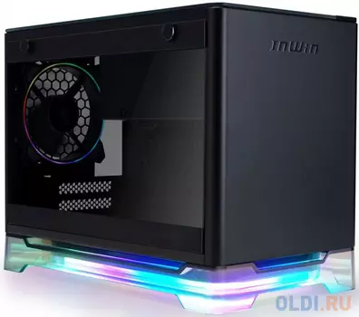 Корпус Inwin CF08A (A1PLUS) черный 650W miniITX 4x120mm 2xUSB3.0 audio