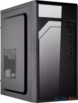Корпус microATX KingPrice KPCC-MN208 Без БП черный