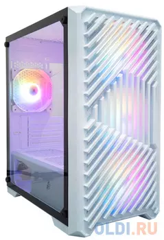 Корпус microATX 1stPlayer TRILOBITE T5 Без БП белый