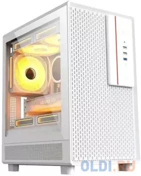 Корпус microATX Accord M3301 White Без БП белый