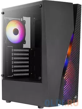 Корпус microATX Aerocool Wave-G-BK-v2 Без БП чёрный