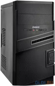 Корпус microATX Exegate BA-112U Без БП чёрный EX271464RUS