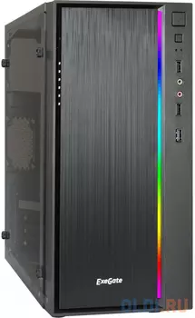 Корпус microATX Exegate mEVO-9301 Без БП чёрный