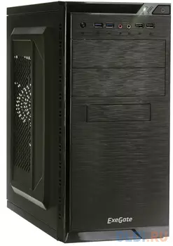Корпус microATX Exegate QA-412U 600 Вт черный