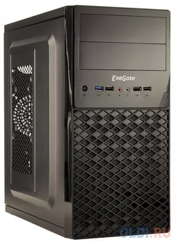 Корпус microATX Exegate QA-413U 450 Вт чёрный EX278429RUS