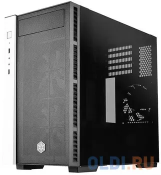 Корпус microATX SilverStone SST-RL08BW-RGB Без БП чёрный белый