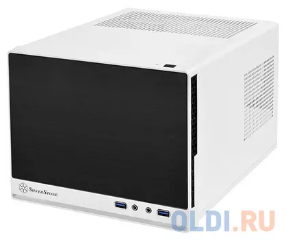 Корпус mini-ITX SilverStone SST-SG13WB-Q Без БП чёрный белый