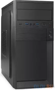 Корпус Minitower ExeGate BAA-105U2-01-AAA450 Black (mATX, БП 450W, 2xUSB,2xUSB3.0, черный) (EX291147RUS)