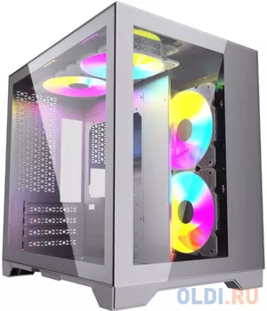 Корпус microATX Powercase Vision Micro Без БП белый