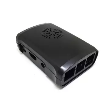 Корпус RASPBERRY PI 3/PI 2, овальный, на винтах (Black)