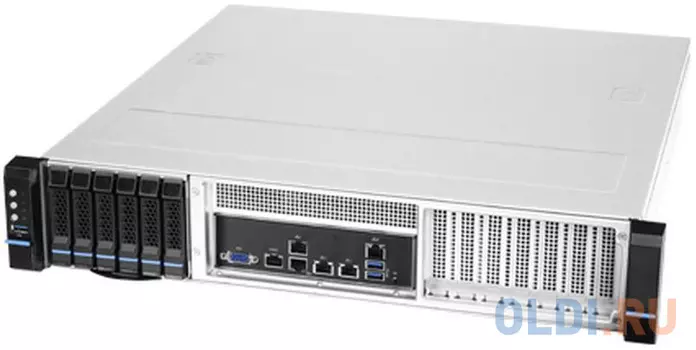 Корпус RM25206H02*15796 single package 384-25219-310900-&gt; RM25206H02*15796 2U EDGE,2.5”6BAY FOR OTS,W/PSU+SAS/SATA,12G+2.5 HDD TRAY+FAN+MINI SAS H