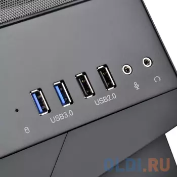 Корпус Silverstone RedLine [SST-RL06BR-PRO] , ATX, без БП ( ATX ), чёрный с красной отделкой + LED-вентилятор
