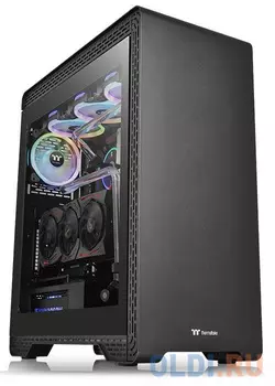 Корпус Thermaltake S500 TG черный без БП ATX 2xUSB2.0 2xUSB3.0 audio bott PSU