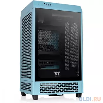 Корпус mini-ITX Thermaltake The Tower 200 Turquoise Без БП бирюзовый