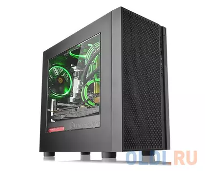 Корпус Thermaltake Versa H18 Black w/o PSU,Window,CA-1J4-00S1WN-00