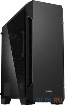 Корпус ATX Zalman S3 TG Без БП чёрный