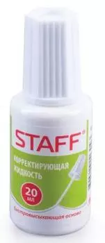 Корректирующая жидкость STAFF Корректирующая жидкость 20 мл 224878
