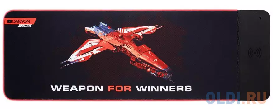 Коврик для игровой мыши с беспроводным зарядным устройством, со светодиодом RGB, вход 5 В / 9 В-2 А, выход 5 Вт / 7,5 Вт / 10 Вт