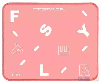 Коврик для мыши A4Tech FStyler FP25 розовый/белый 250x200x2мм