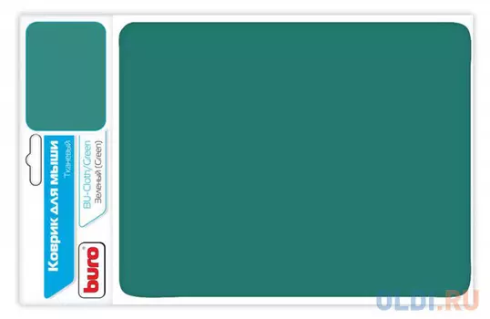 Коврик для мыши Buro BU-CLOTH/green ткань зеленый
