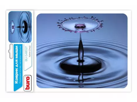Коврик для мыши Buro BU-S48027, рисунок "капля"
