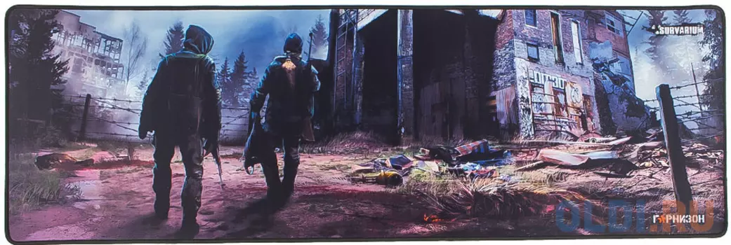Коврик для мыши Гарнизон GMP-300, игровой, дизайн- игра Survarium, ткань/резина, размеры 864 x 279 x