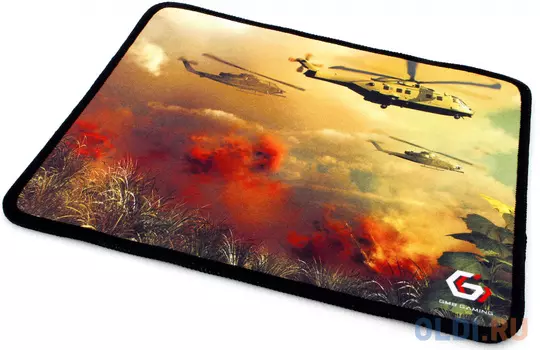 Коврик для мыши Gembird MP-GAME34, рисунок- "вертолёты", размеры 250*200*3мм, ткань+резина, оверлок