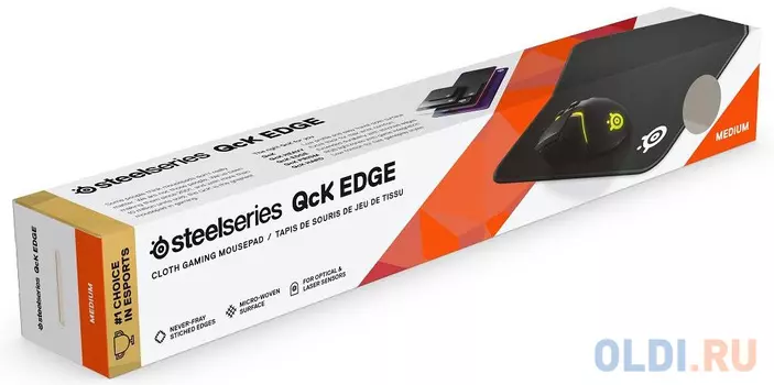 Коврик для мыши Steelseries QcK Edge Средний черный