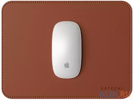 Коврик Satechi Eco Leather Mouse Pad для компьютерной мыши. Материал эко-кожа (искусственная кожа. Размер 25 x 19 см. Цвет коричневый.