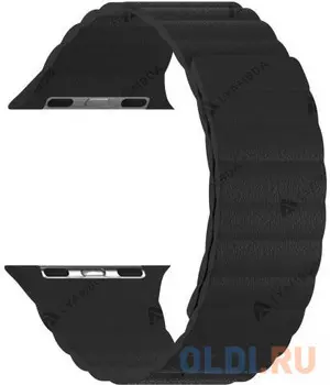 Кожаный ремешок для Apple Watch 38/40 mm LYAMBDA POLLUX DSP-24-40-BK Black