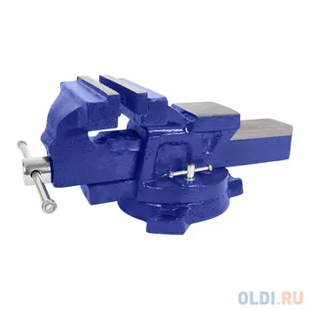 KRAFT Слесарные поворотные тиски с наковальней 150 мм KT 705210