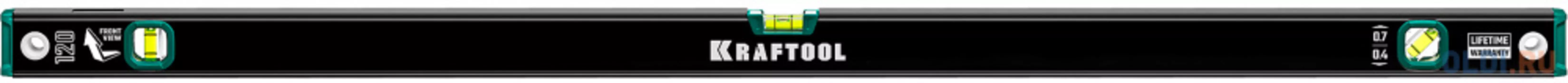 KRAFTOOL 1200 мм, с зеркальным глазком, уровень (34781-120)